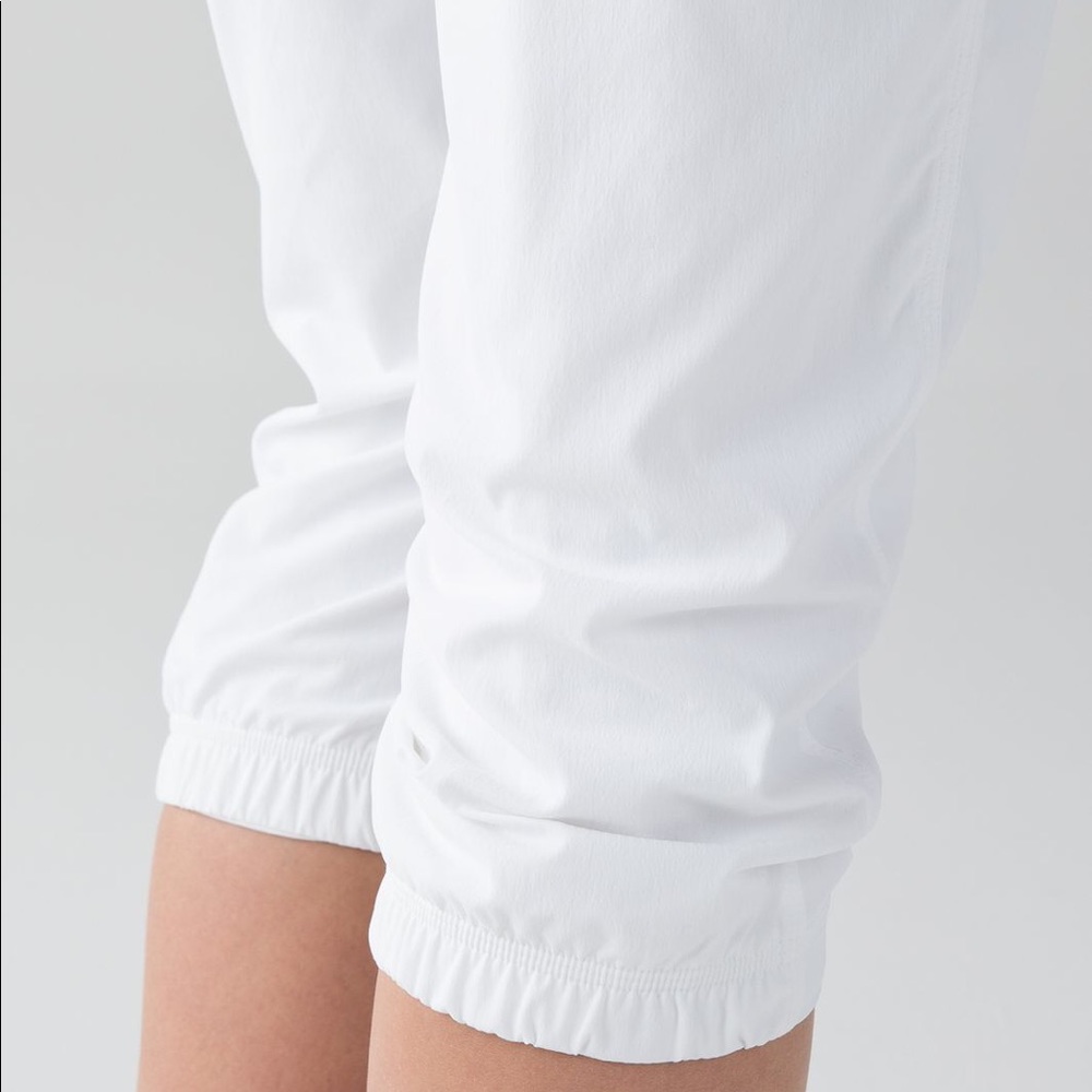LULULEMON STUDIO CROP PANTS (WHITE) - Picture 3 of 6